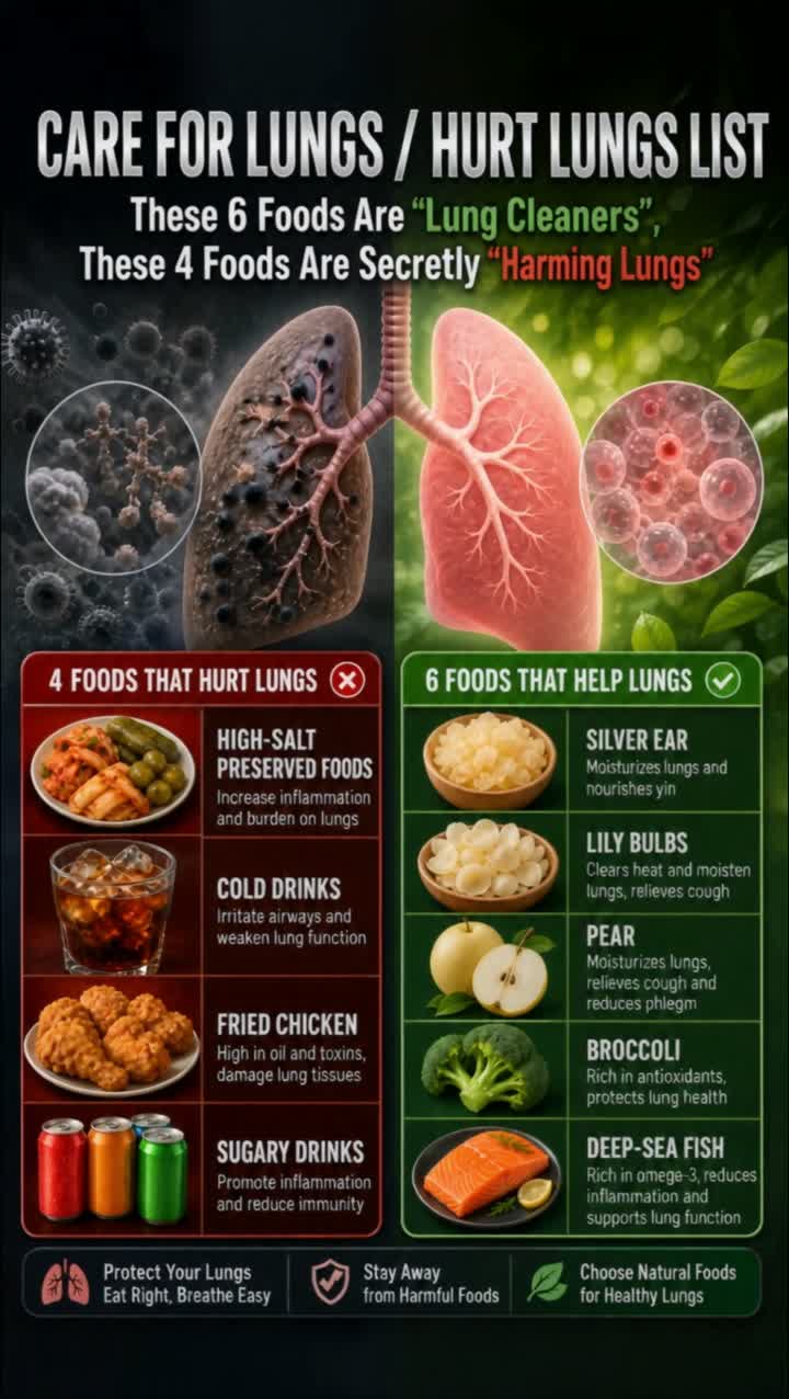 护肺与伤肺食物清单封面